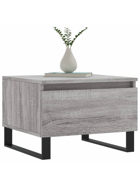 Konferenční stolky 2 ks šedé sonoma 50x46x35cm kompozitní dřevo