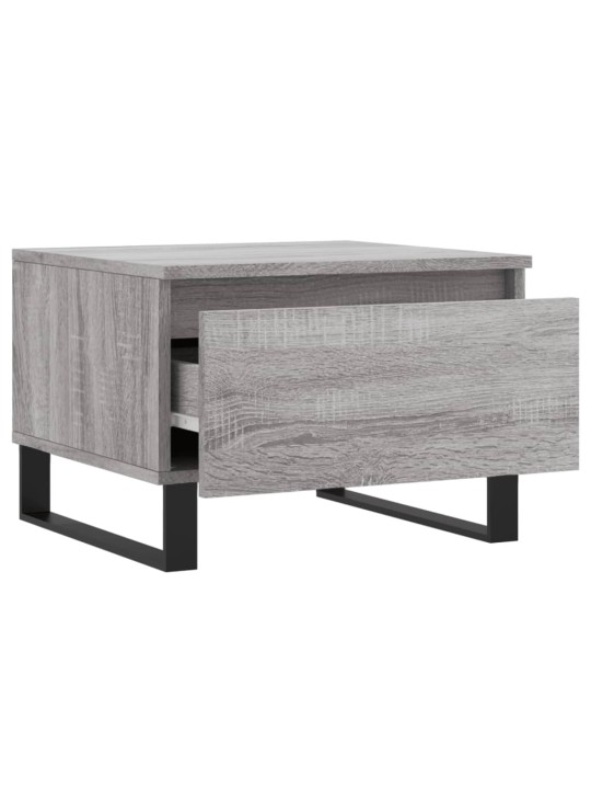 Konferenční stolky 2 ks šedé sonoma 50x46x35cm kompozitní dřevo