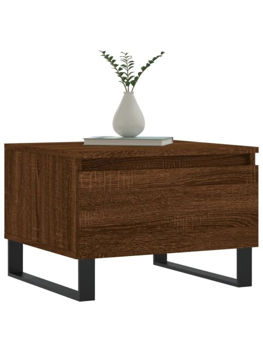 Konferenční stolky 2 ks hnědý dub 50x46x35 cm kompozitní dřevo