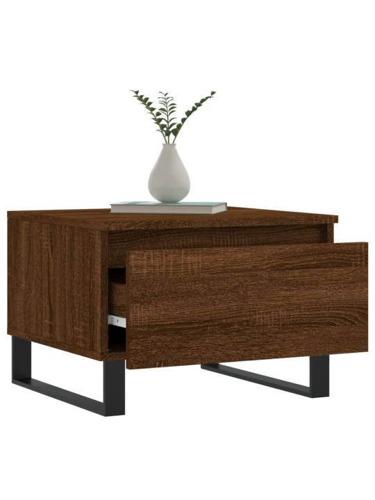 Konferenční stolky 2 ks hnědý dub 50x46x35 cm kompozitní dřevo