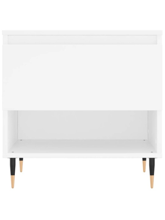 Konferenční stolek bílý 50 x 46 x 50 cm kompozitní dřevo