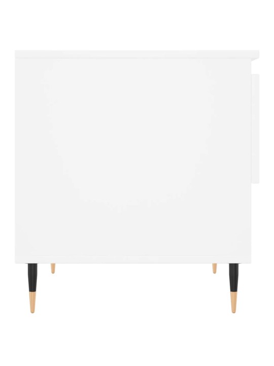 Konferenční stolek bílý 50 x 46 x 50 cm kompozitní dřevo