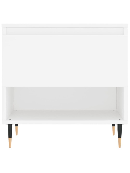Konferenční stolky 2 ks bílé 50 x 46 x 50 cm kompozitní dřevo
