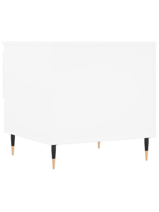 Konferenční stolky 2 ks bílé 50 x 46 x 50 cm kompozitní dřevo
