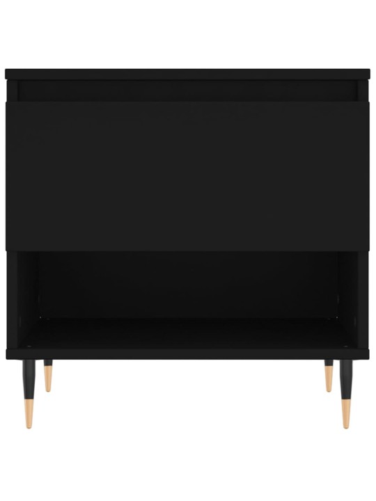 Konferenční stolky 2 ks černé 50 x 46 x 50 cm kompozitní dřevo