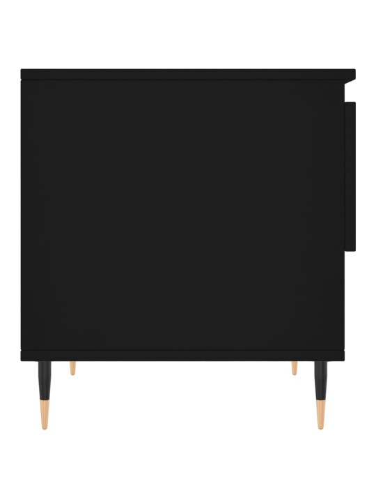 Konferenční stolky 2 ks černé 50 x 46 x 50 cm kompozitní dřevo