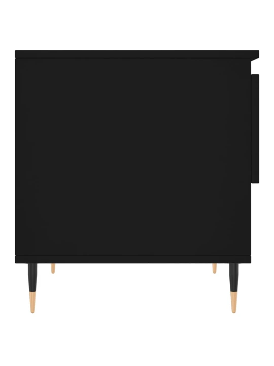 Konferenční stolky 2 ks černé 50 x 46 x 50 cm kompozitní dřevo