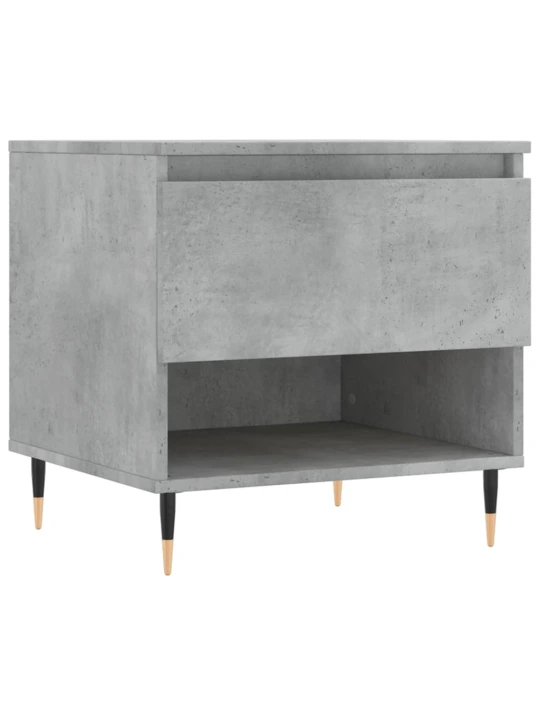 Konferenční stolky 2 ks betonově šedé 50 x 46 x 50 cm kompozit