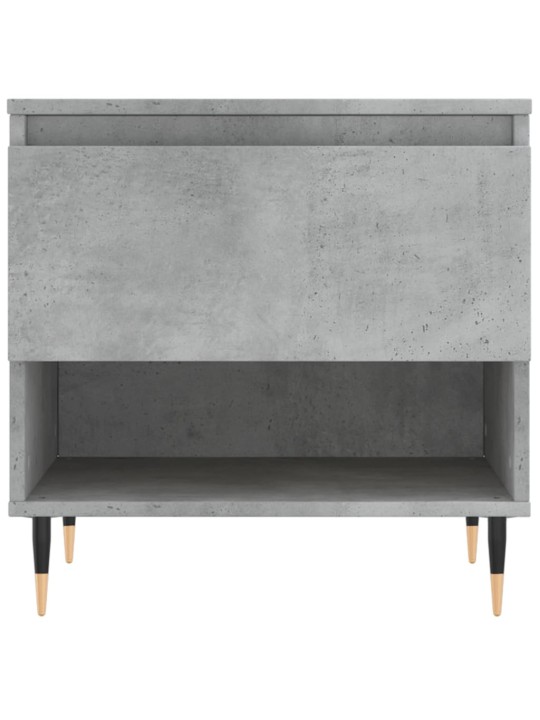Konferenční stolky 2 ks betonově šedé 50 x 46 x 50 cm kompozit