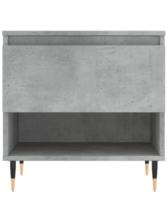 Konferenční stolky 2 ks betonově šedé 50 x 46 x 50 cm kompozit