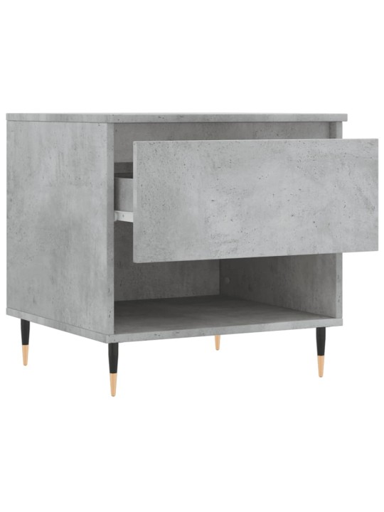 Konferenční stolky 2 ks betonově šedé 50 x 46 x 50 cm kompozit
