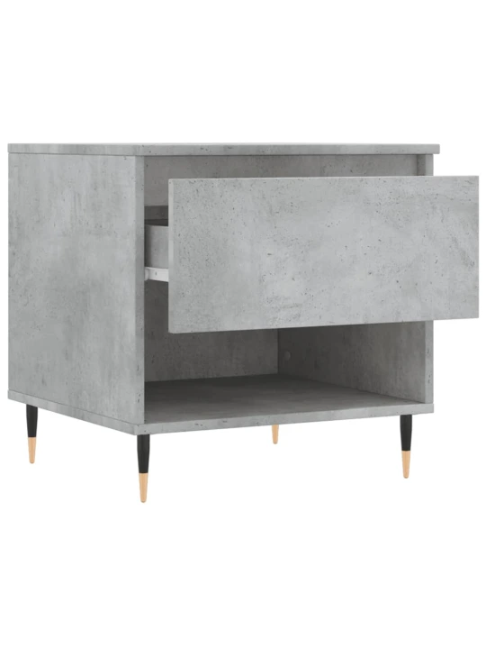 Konferenční stolky 2 ks betonově šedé 50 x 46 x 50 cm kompozit