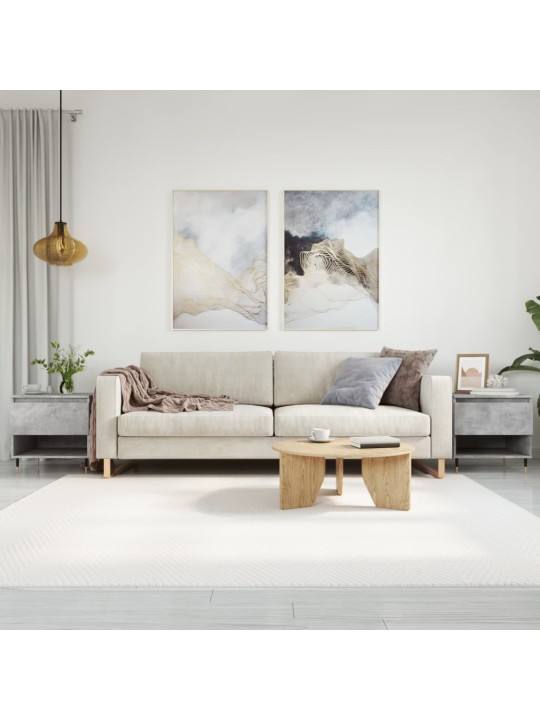 Konferenční stolky 2 ks betonově šedé 50 x 46 x 50 cm kompozit