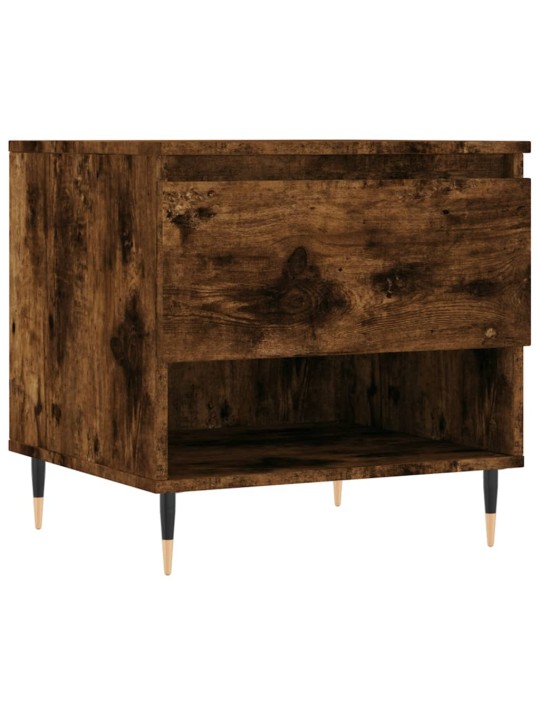 Konferenční stolky 2 ks kouřový dub 50x46x50cm kompozitní dřevo