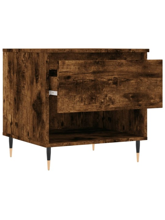Konferenční stolky 2 ks kouřový dub 50x46x50cm kompozitní dřevo
