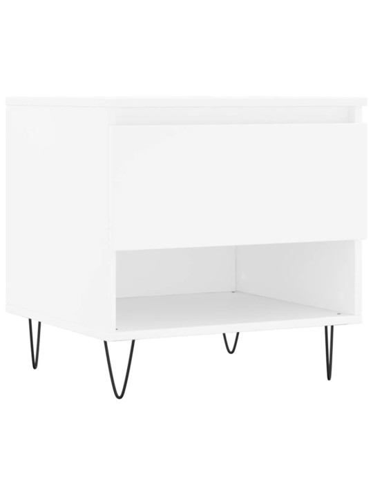 Konferenční stolek bílý 50 x 46 x 50 cm kompozitní dřevo