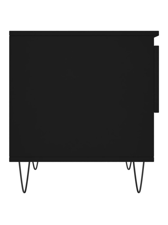 Konferenční stolky 2 ks černé 50 x 46 x 50 cm kompozitní dřevo