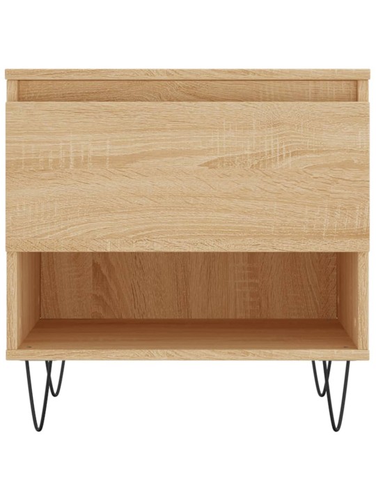 Konferenční stolky 2 ks dub sonoma 50x46x50 cm kompozitní dřevo