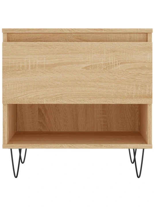 Konferenční stolky 2 ks dub sonoma 50x46x50 cm kompozitní dřevo