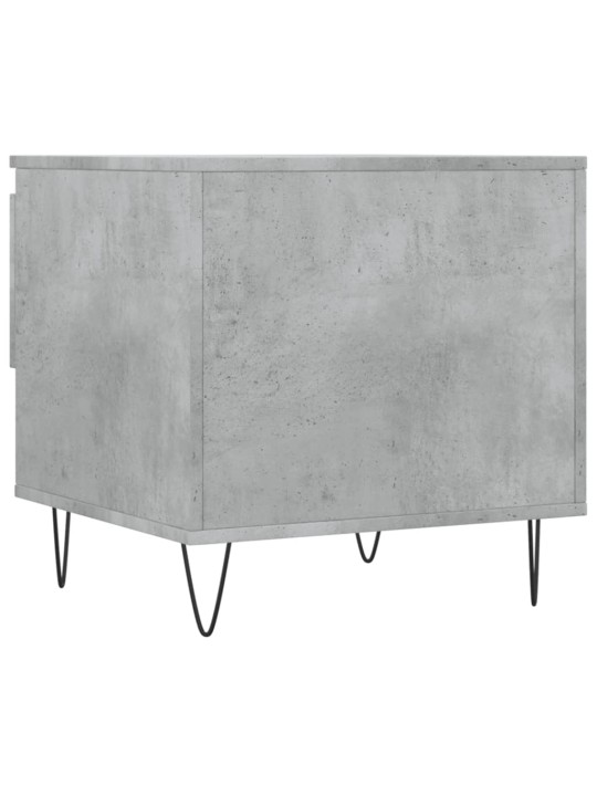 Konferenční stolek betonově šedý 50x46x50 cm kompozitní dřevo