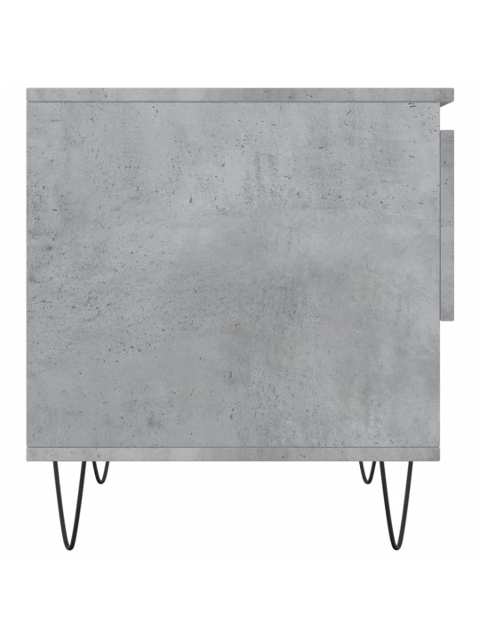 Konferenční stolky 2 ks betonově šedé 50 x 46 x 50 cm kompozit
