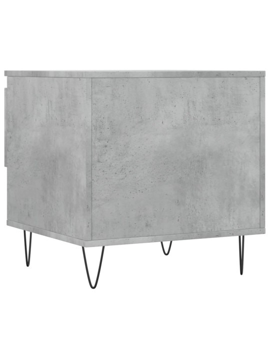 Konferenční stolky 2 ks betonově šedé 50 x 46 x 50 cm kompozit