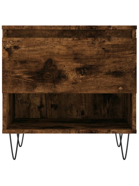 Konferenční stolky 2 ks kouřový dub 50x46x50cm kompozitní dřevo
