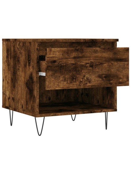 Konferenční stolky 2 ks kouřový dub 50x46x50cm kompozitní dřevo