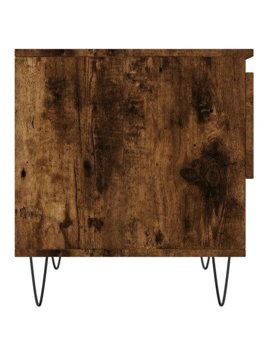 Konferenční stolky 2 ks kouřový dub 50x46x50cm kompozitní dřevo