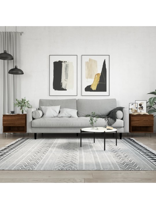 Konferenční stolky 2 ks hnědý dub 50x46x50 cm kompozitní dřevo