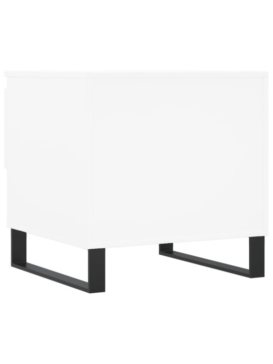 Konferenční stolek bílý 50 x 46 x 50 cm kompozitní dřevo