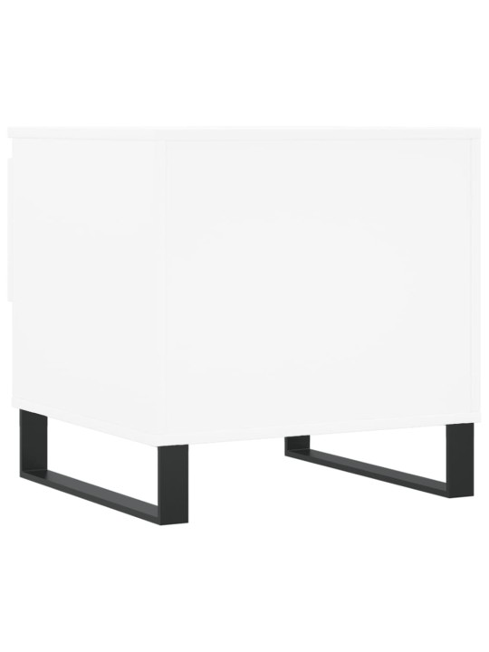 Konferenční stolky 2 ks bílé 50 x 46 x 50 cm kompozitní dřevo