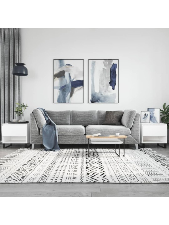 Konferenční stolky 2 ks bílé 50 x 46 x 50 cm kompozitní dřevo