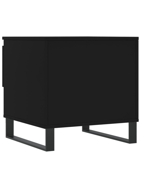 Konferenční stolky 2 ks černé 50 x 46 x 50 cm kompozitní dřevo