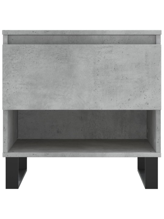 Konferenční stolek betonově šedý 50x46x50 cm kompozitní dřevo