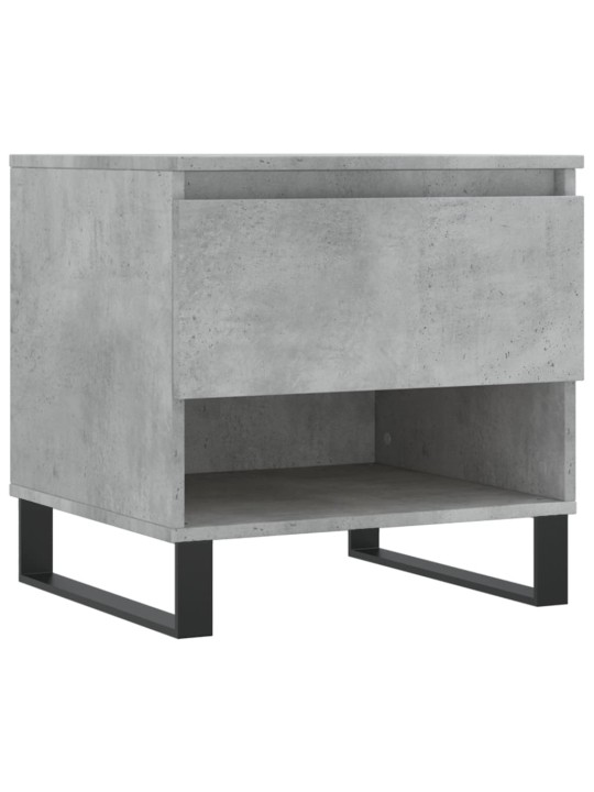 Konferenční stolky 2 ks betonově šedé 50 x 46 x 50 cm kompozit