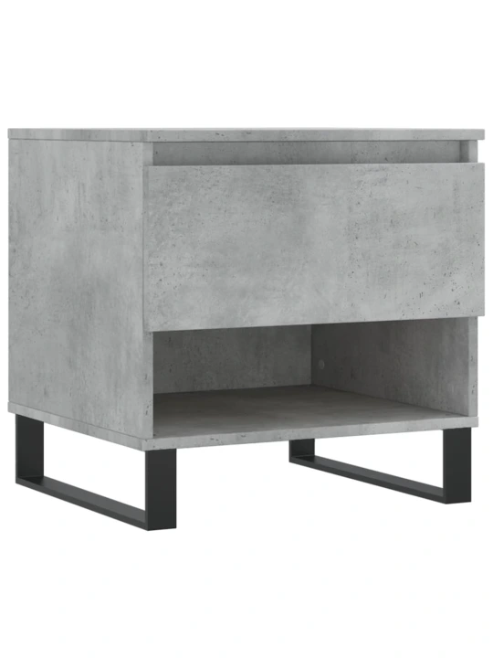 Konferenční stolky 2 ks betonově šedé 50 x 46 x 50 cm kompozit