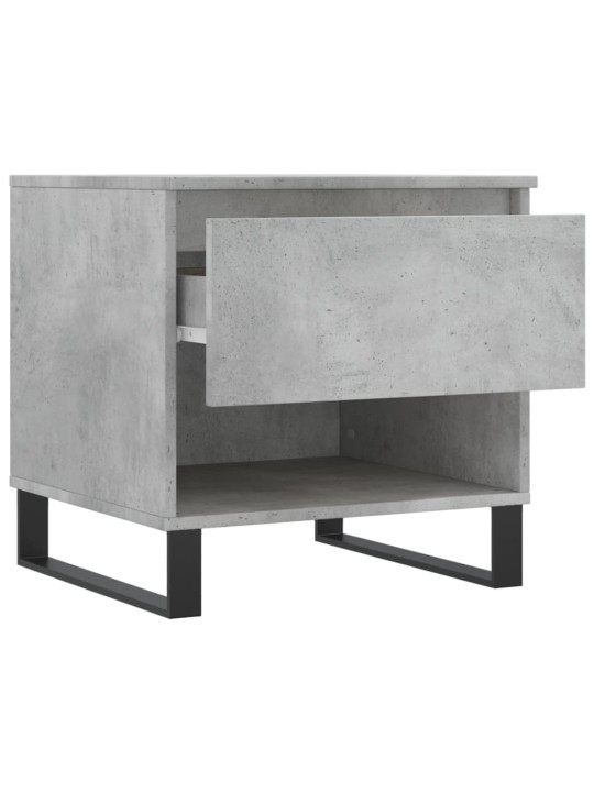 Konferenční stolky 2 ks betonově šedé 50 x 46 x 50 cm kompozit