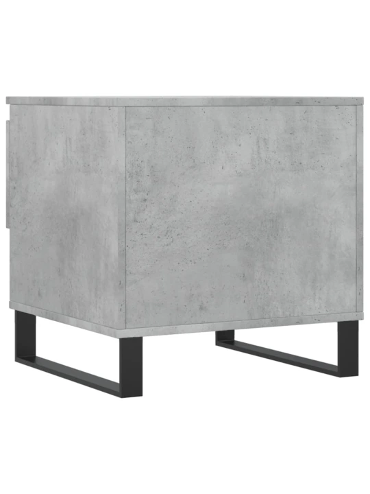 Konferenční stolky 2 ks betonově šedé 50 x 46 x 50 cm kompozit