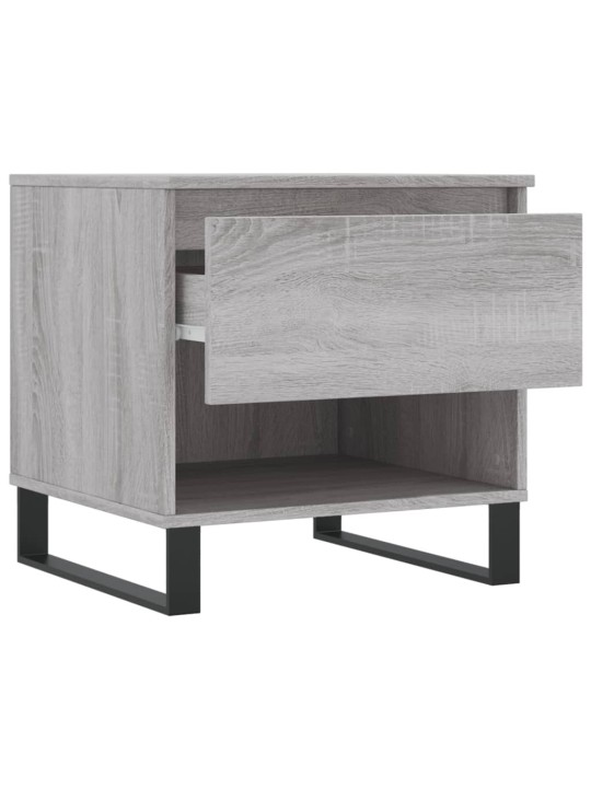 Konferenční stolky 2 ks šedé sonoma 50x46x50cm kompozitní dřevo