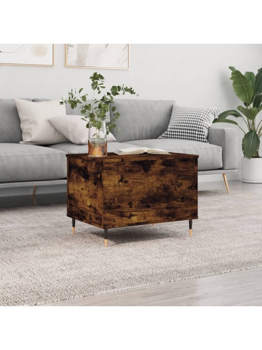 Konferenční stolek kouřový dub 60x44,5x45 cm kompozitní dřevo