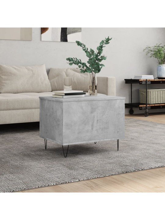 Konferenční stolek betonově šedý 60x44,5x45 cm kompozitní dřevo