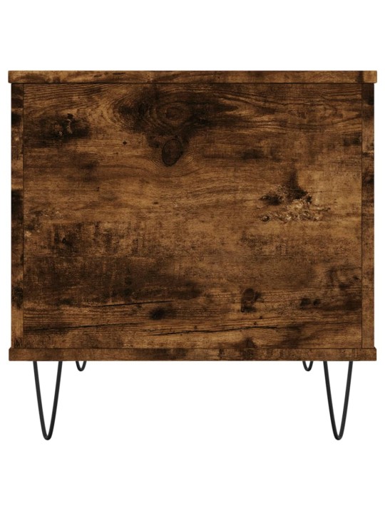 Konferenční stolek kouřový dub 60x44,5x45 cm kompozitní dřevo