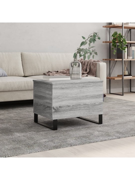 Konferenční stolek šedý sonoma 60x44,5x45 cm kompozitní dřevo