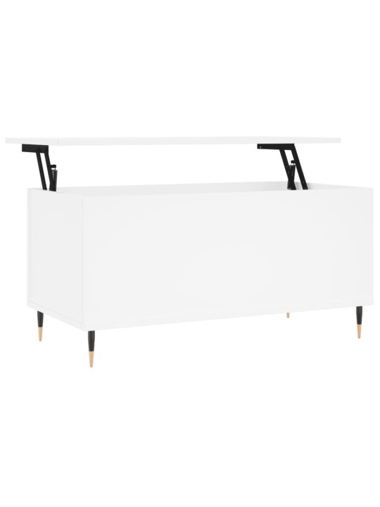 Konferenční stolek bílý 90 x 44,5 x 45 cm kompozitní dřevo