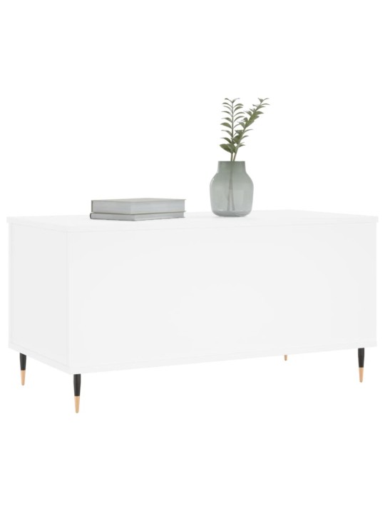Konferenční stolek bílý 90 x 44,5 x 45 cm kompozitní dřevo