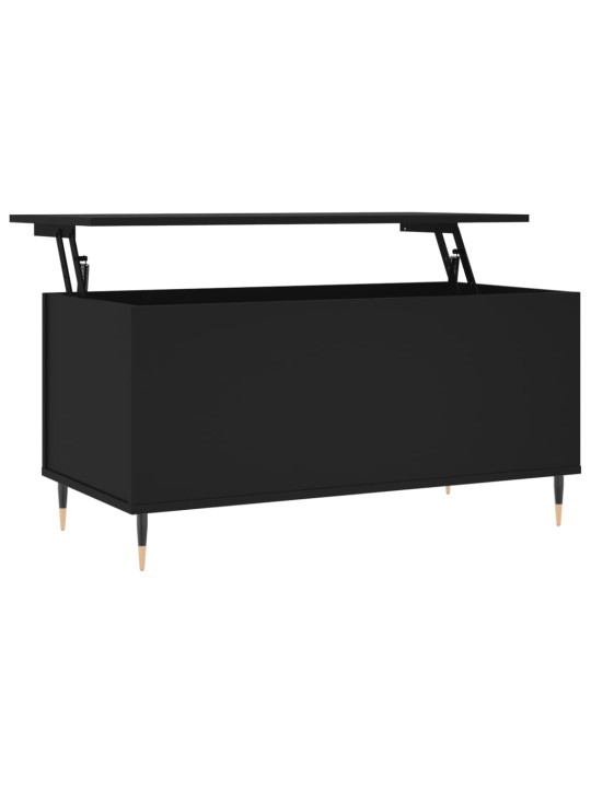 Konferenční stolek černý 90 x 44,5 x 45 cm kompozitní dřevo