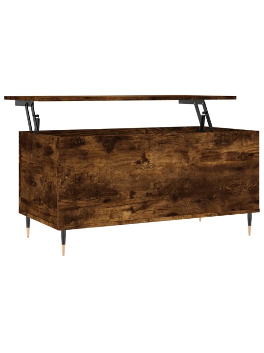 Konferenční stolek kouřový dub 90x44,5x45 cm kompozitní dřevo