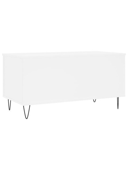 Konferenční stolek bílý 90 x 44,5 x 45 cm kompozitní dřevo