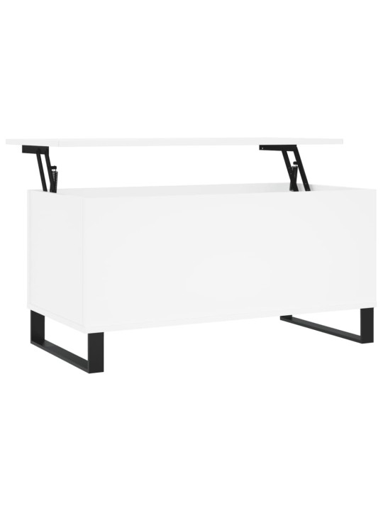 Konferenční stolek bílý 90 x 44,5 x 45 cm kompozitní dřevo